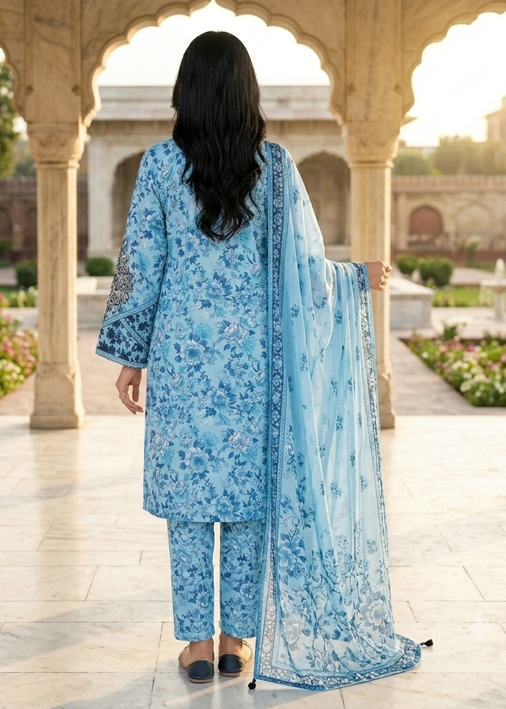 Embroidered 3-Piece Suit