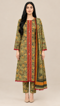 3 Piece Embroidered Lawn Suit