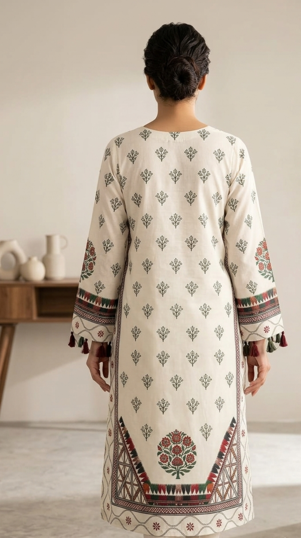 Embroidered 3-Piece Suit