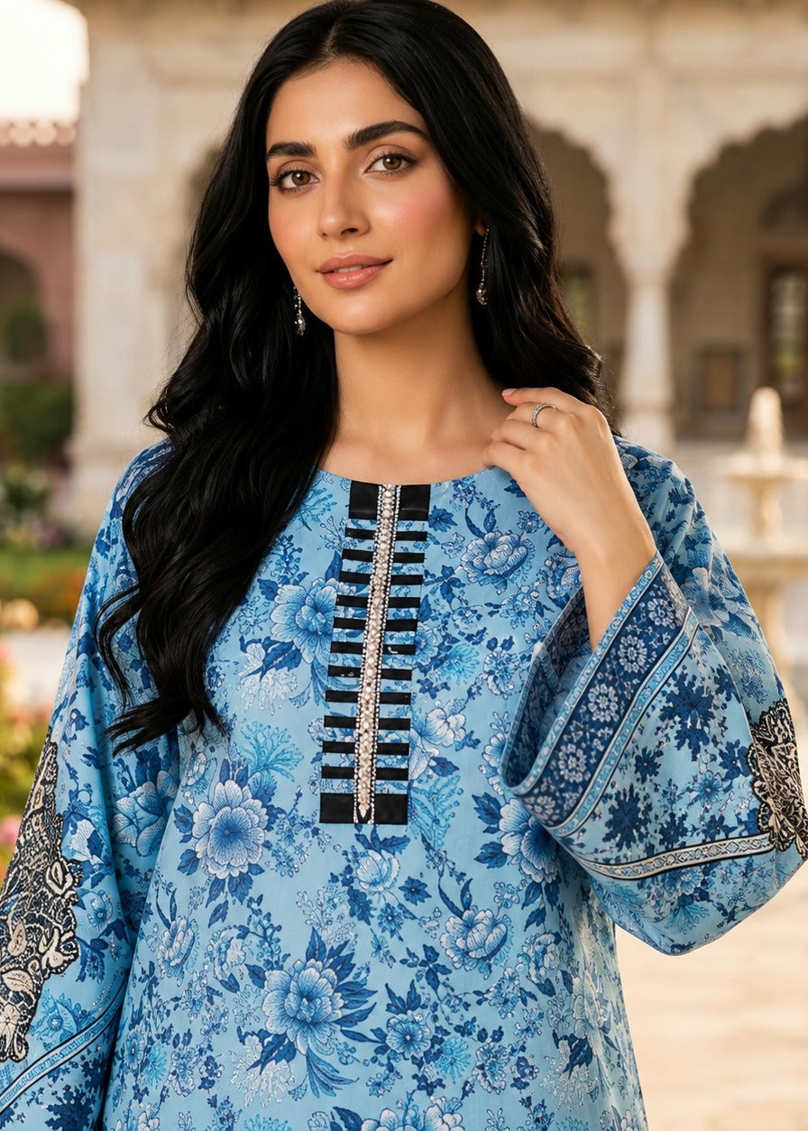 Embroidered 3-Piece Suit