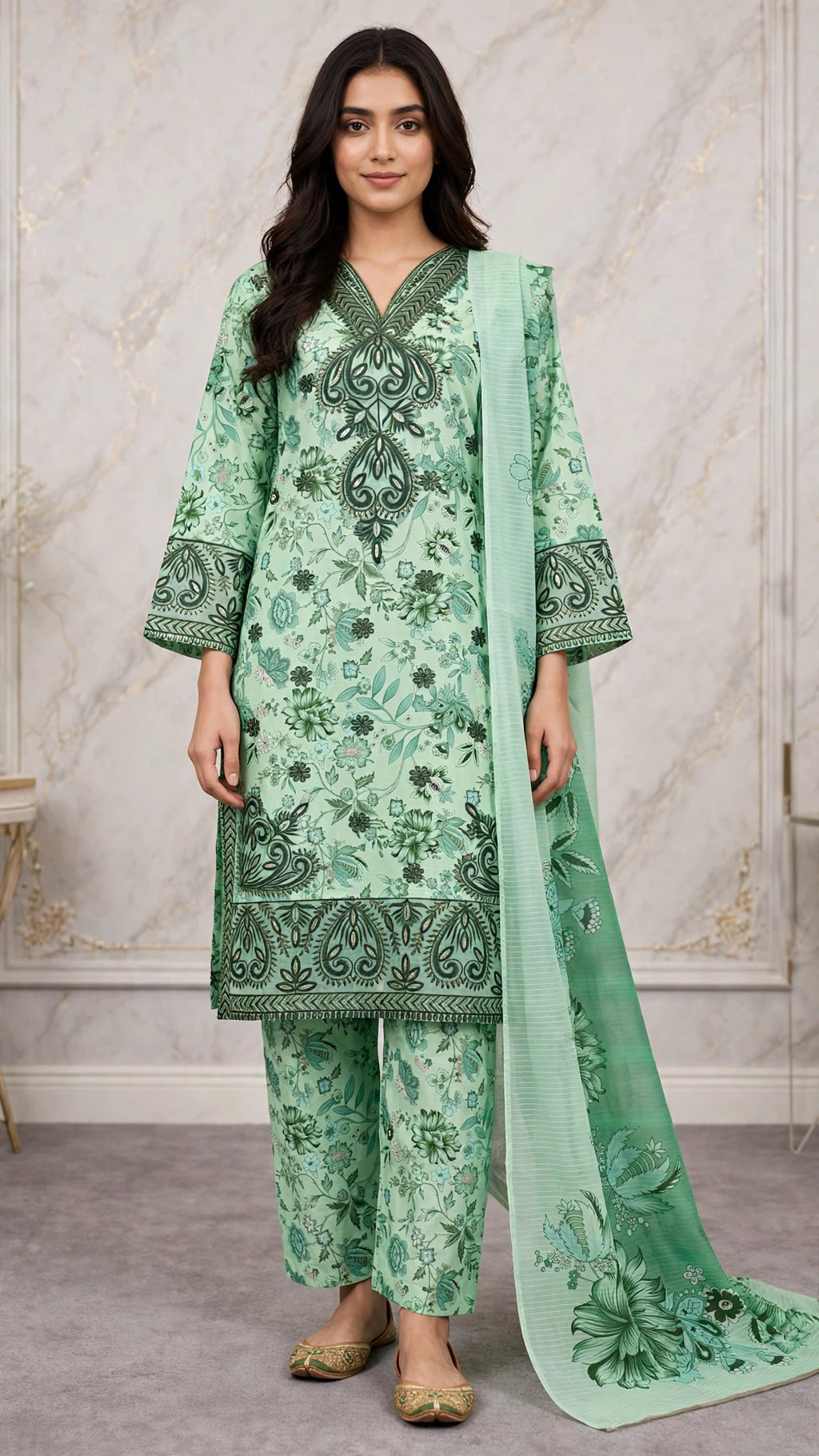 Mint Green 3 Piece