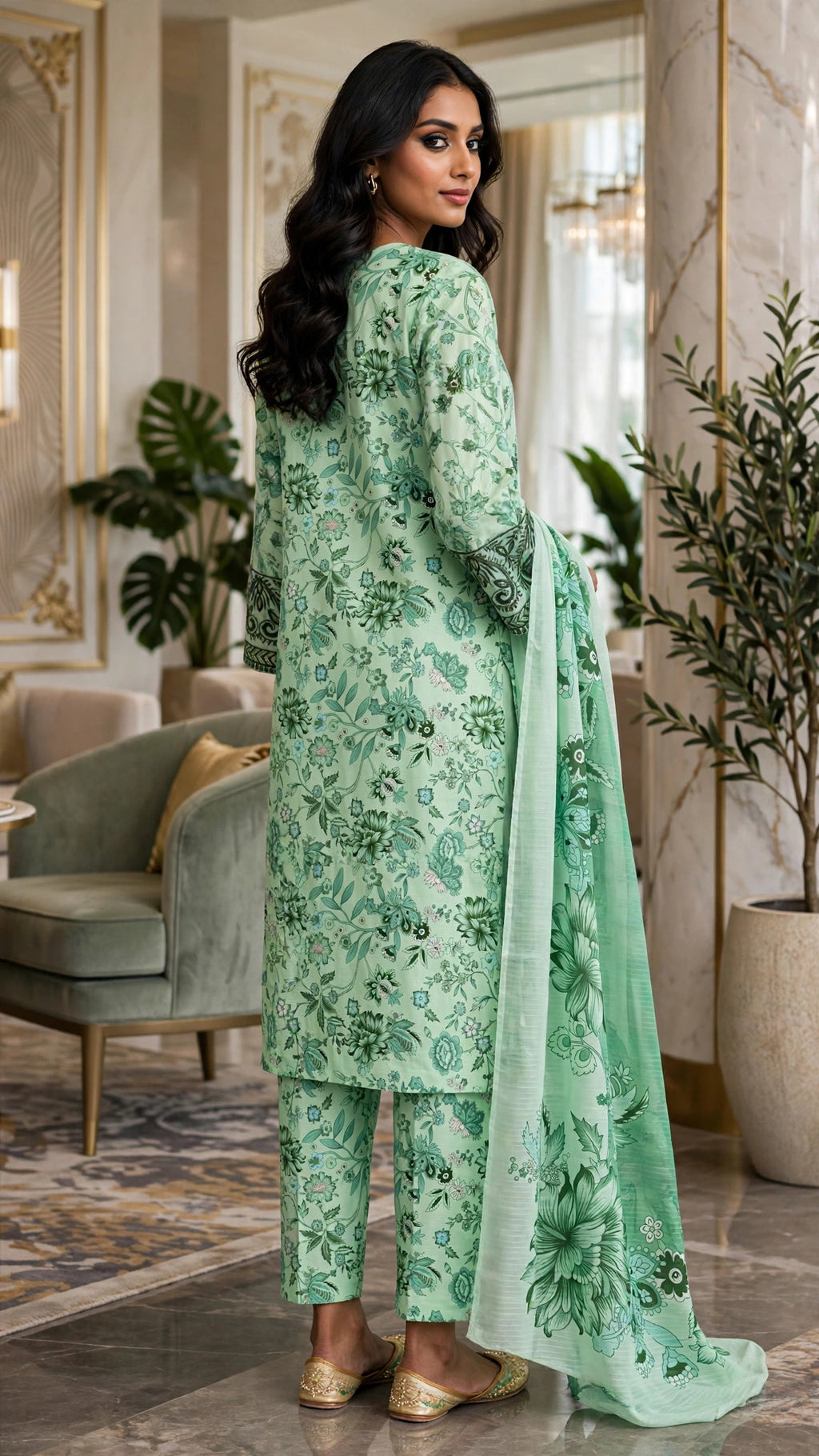 Mint Green 3 Piece