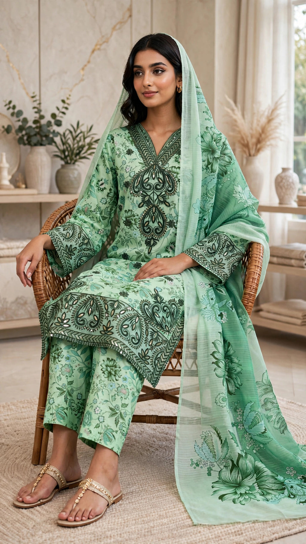 Mint Green 3 Piece