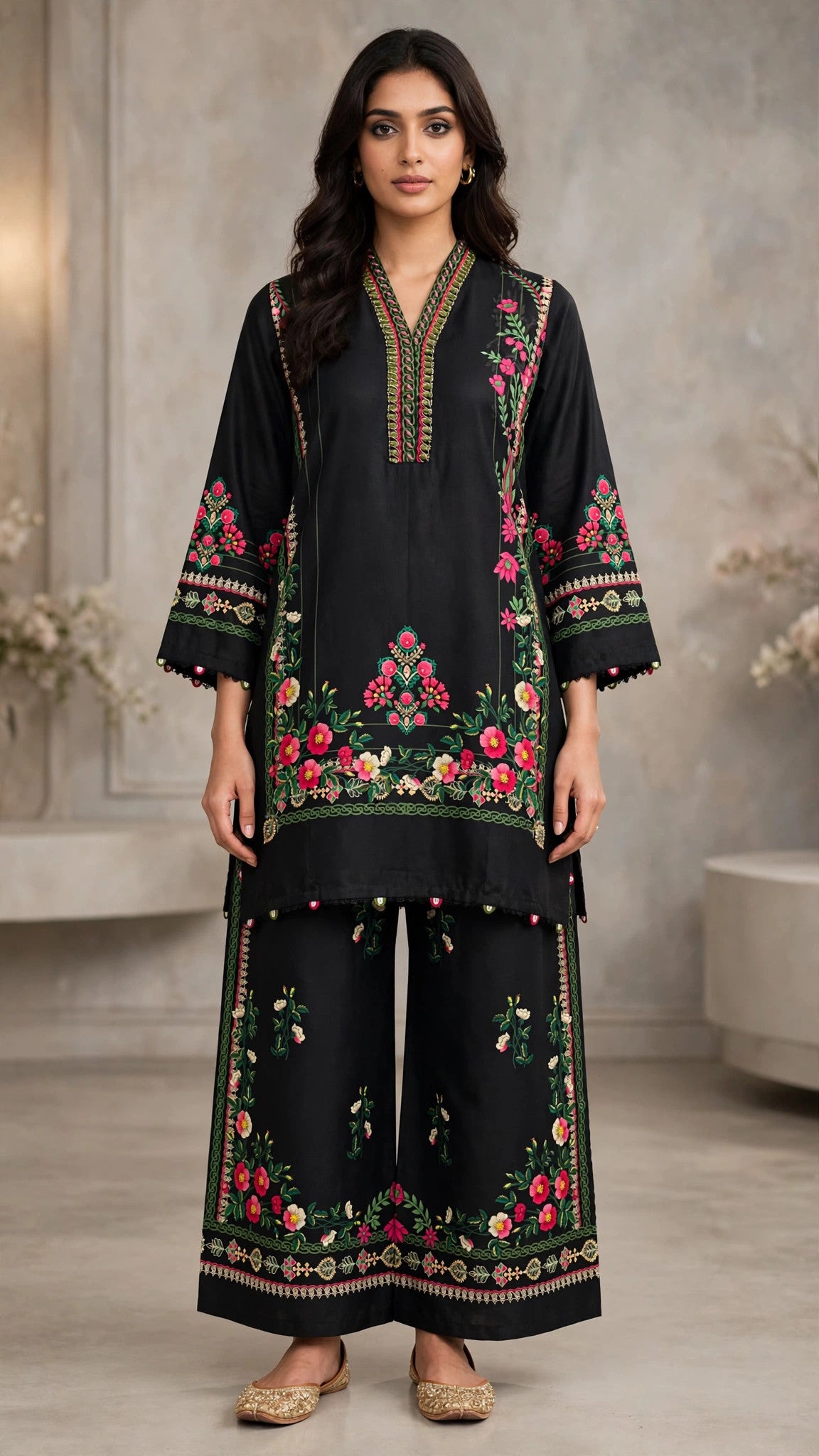 Black Floral