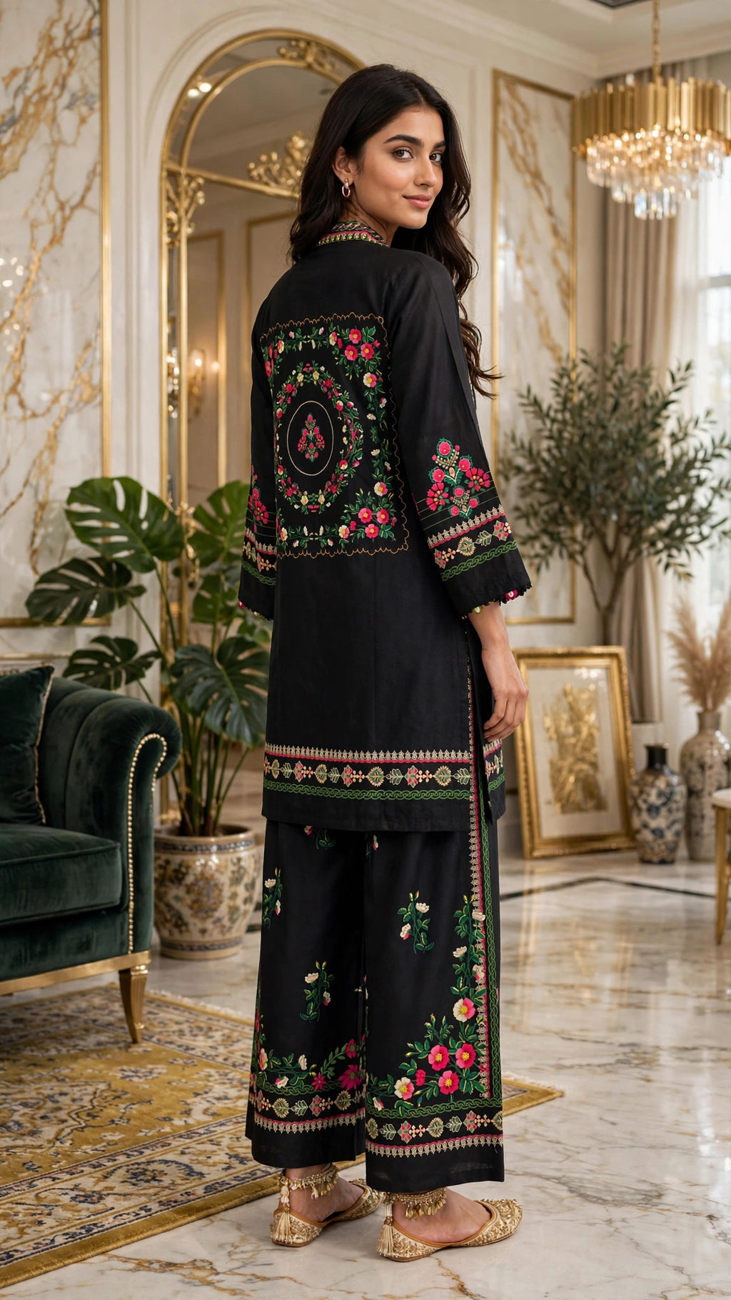 Black Floral
