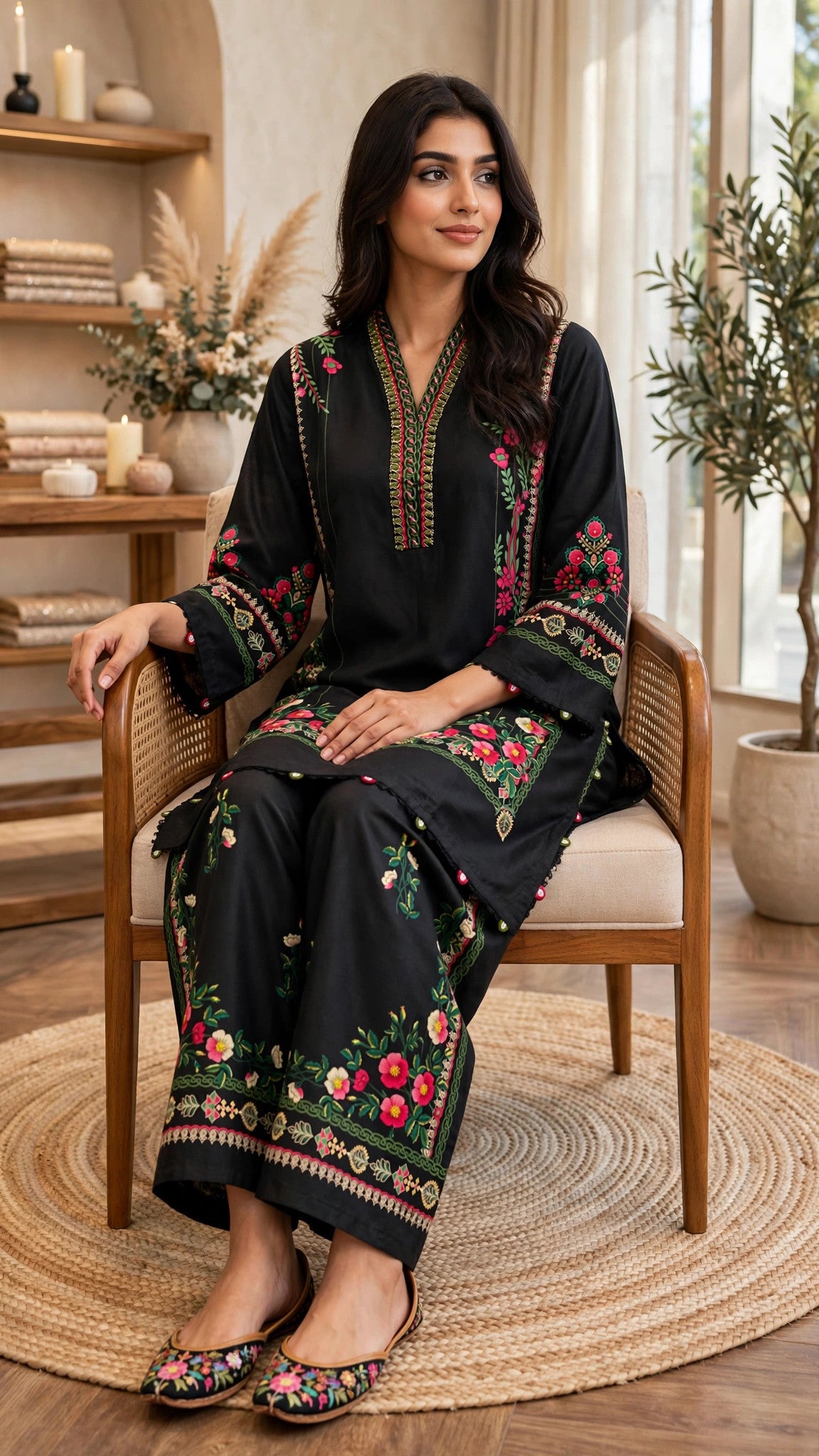 Black Floral
