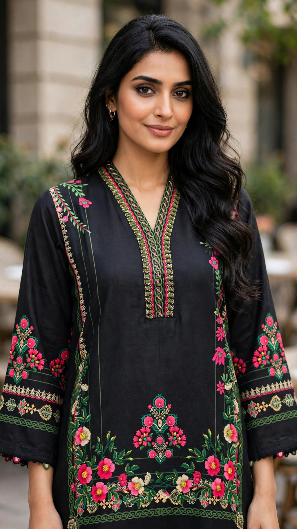 Black Floral