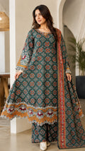 3 Piece Embroidered Lawn Suit