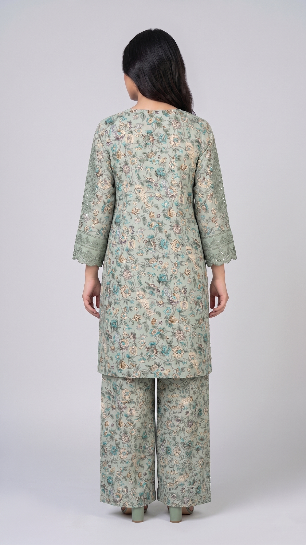 Sequin-Embellished 3-Piece Suit